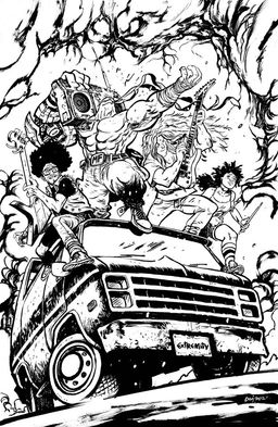 Daniel Warren Johnson Black & White Cover