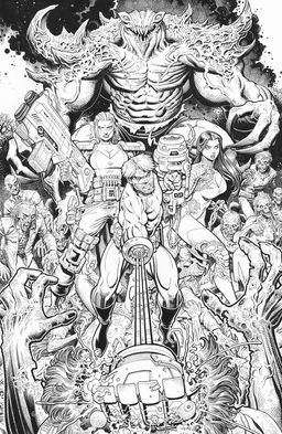 Arthur Adams Black & White Cover