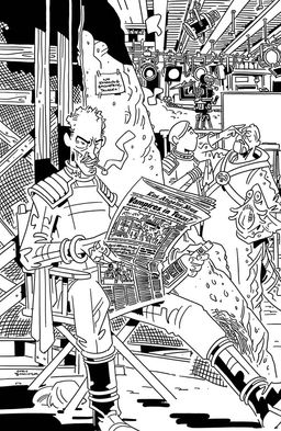 Chris Schweizer Black & White Cover