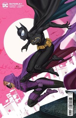 InHyuk Lee Batgirls Masked Left Side Connecting Cardstock Variant Cover