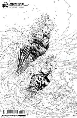 Jim Lee & Scott Williams Black and White Cardstock Variant Cover