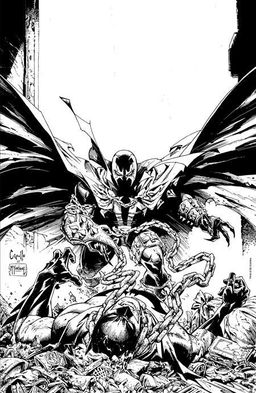Jim Lee & Scott Williams Black & White Variant Cover