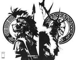 Cover E - Nick Marinkovich Black and White (facing left)