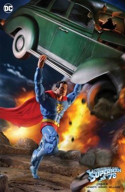 Action Comics Superman McFarlane Toys Action Figure Cardstock Variant Cover