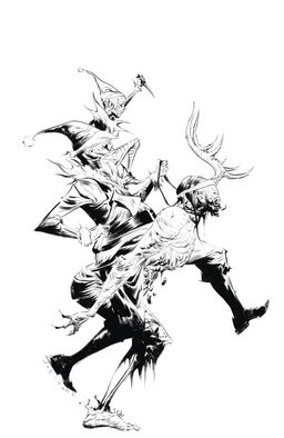 Jae Lee Black and White Cover