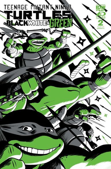 Teenage Mutant Ninja Turtles: Black White & Green #2
