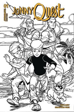 Cover P - Chad Hardin Incentive Black and White Cover