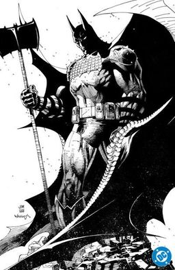 Jim Lee & Scott Williams Black and White Cardstock Variant Cover