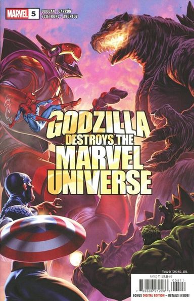 Godzilla Destroys the Marvel Universe #5