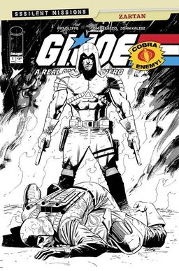 Black & White Cover C - Pat Olliffe