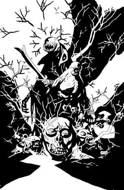 Cover I - Mike Mignola Black & White