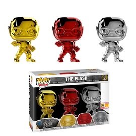 The Flash (Justice League) (Chrome) (3-Pack) [SDCC]