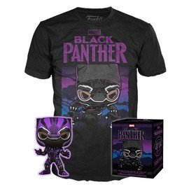 Black Panther (Purple Glow) with Black Panther Tee