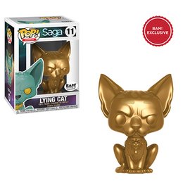 Lying Cat (Gold)