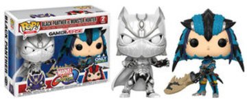 Black Panther (White) vs. Monster Hunter (Blue) (2-Pack)
