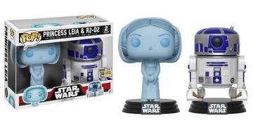Princess Leia (Holographic) &amp; R2-D2 [SDCC]