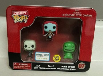 Nightmare Before Christmas (Jack, Sally, Oogie) (Glow in the Dark)