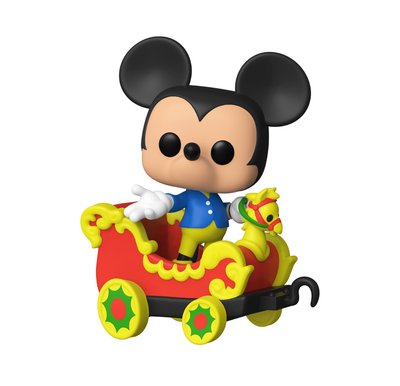 Mickey on the Casey Jr. Circus Train Attraction