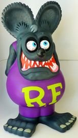 Rat Fink (24" - Gray w/ Purple Shirt)