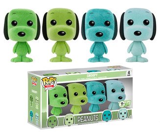 Snoopy (Flocked 4-Pack)