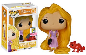 Rapunzel (w/ Frying Pan) &amp; Pascal (Red) [SDCC]
