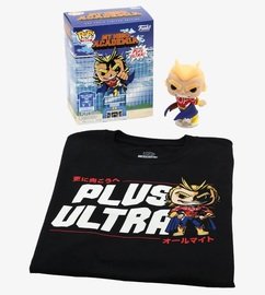 Silver Age All Might (Glow in the Dark) and Plus Ultra Tee