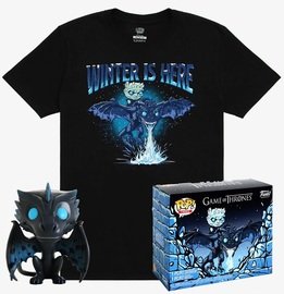 Icy Viserion (Glow in the Dark) and Winter is Here Tee