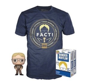 Dwight Schrute (Blonde) Pop! and Dwight Schrute Tee