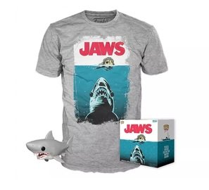 Great White Shark (Bloody) and Jaws Tee