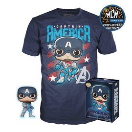 Captain America (Quantum Realm Suit) (Glow in the Dark) and Captain America Shirt [MCM]