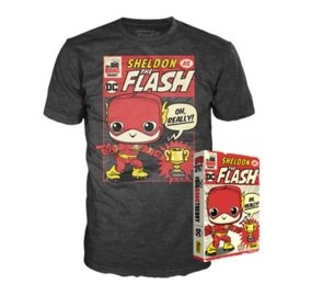 Sheldon as The Flash