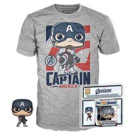 Captain America (Quantum Realm Suit) and Captain America Tee