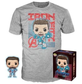 Tony Stark (Quantum Realm Suit) (Glow In The Dark) And Tony Stark Shirt