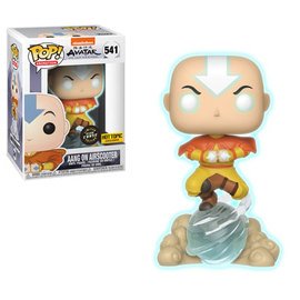 Aang on Airscooter (Avatar State)