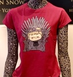 Cersei Lannister (on Iron Throne)