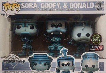 Sora, Goofy, &amp; Donald (Tron 3-Pack) (Glow in the Dark)